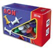 Upínáčky kužel barevné 25ks RON 435
